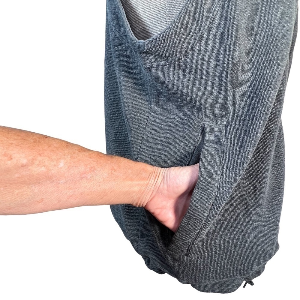 The Territory Ahead Men’s Cotton Double Layered Charcoal Gray Zip Front Vest L - Picture 6 of 11